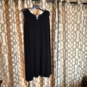 Catherines Classic Black Midi Dress 0069